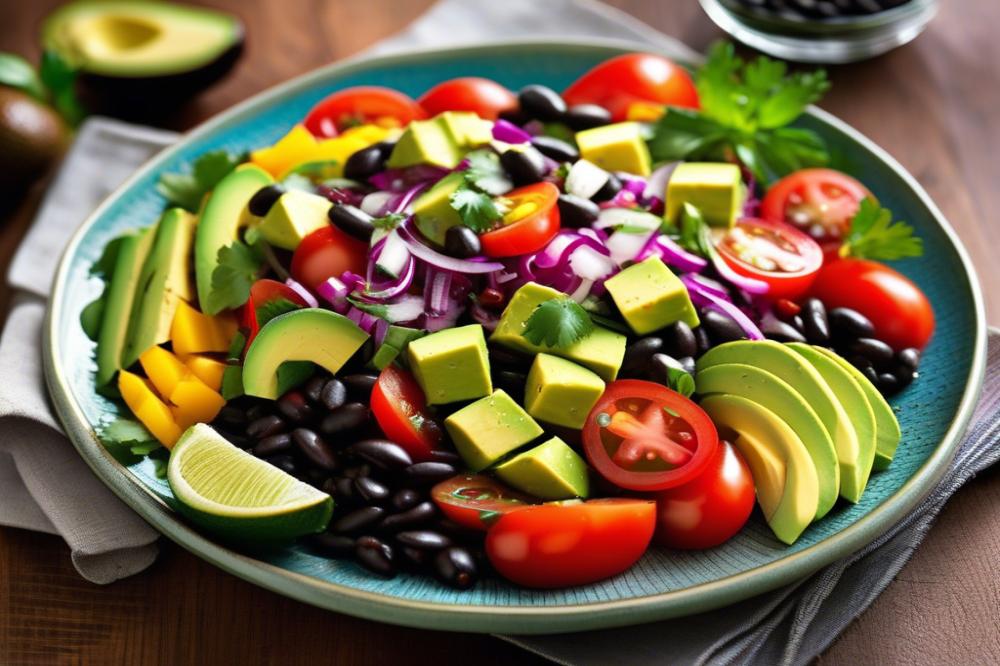 avocado-and-black-bean-salad-with-lime-vinaigrette