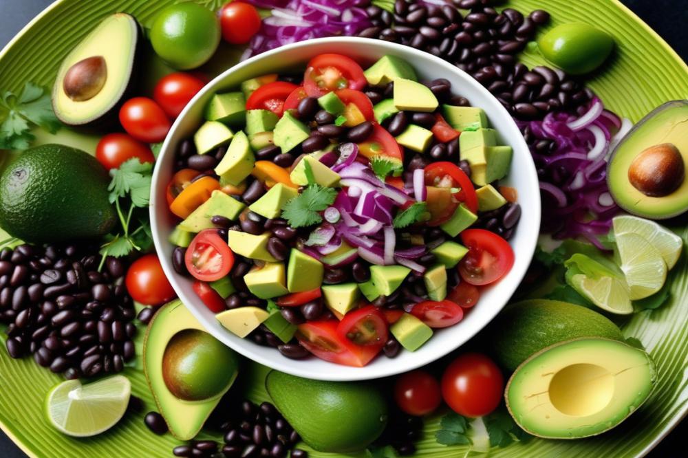 avocado-and-black-bean-salad-with-lime-vinaigrette