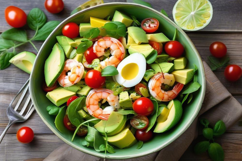 avocado-and-shrimp-salad-with-lemon-dressing