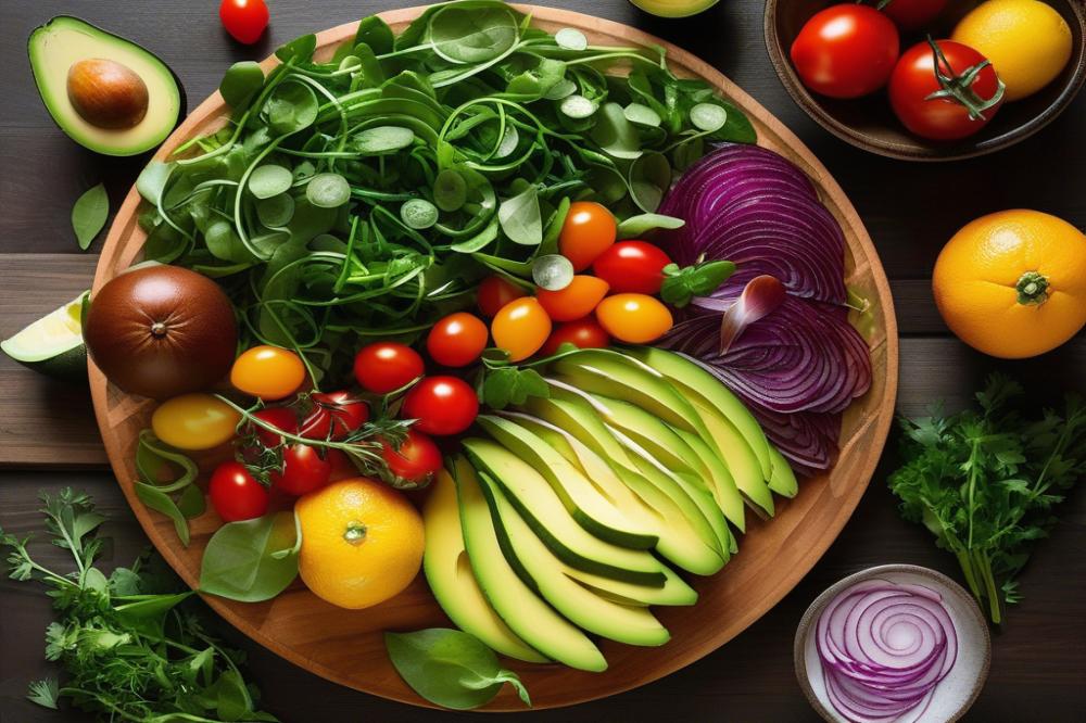 citrus-avocado-salad-with-mixed-greens