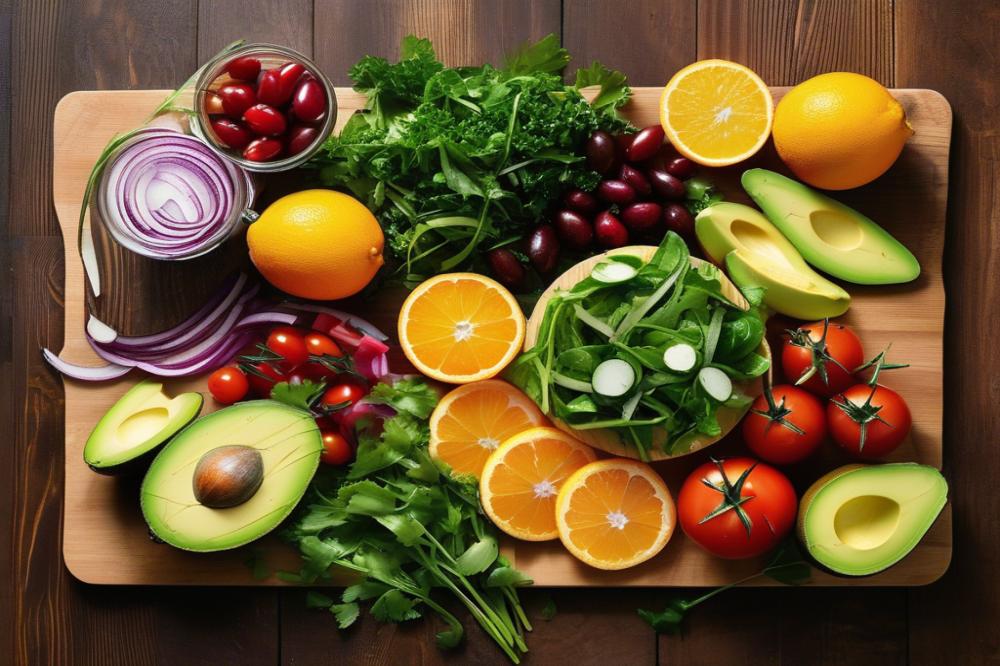 citrus-avocado-salad-with-mixed-greens