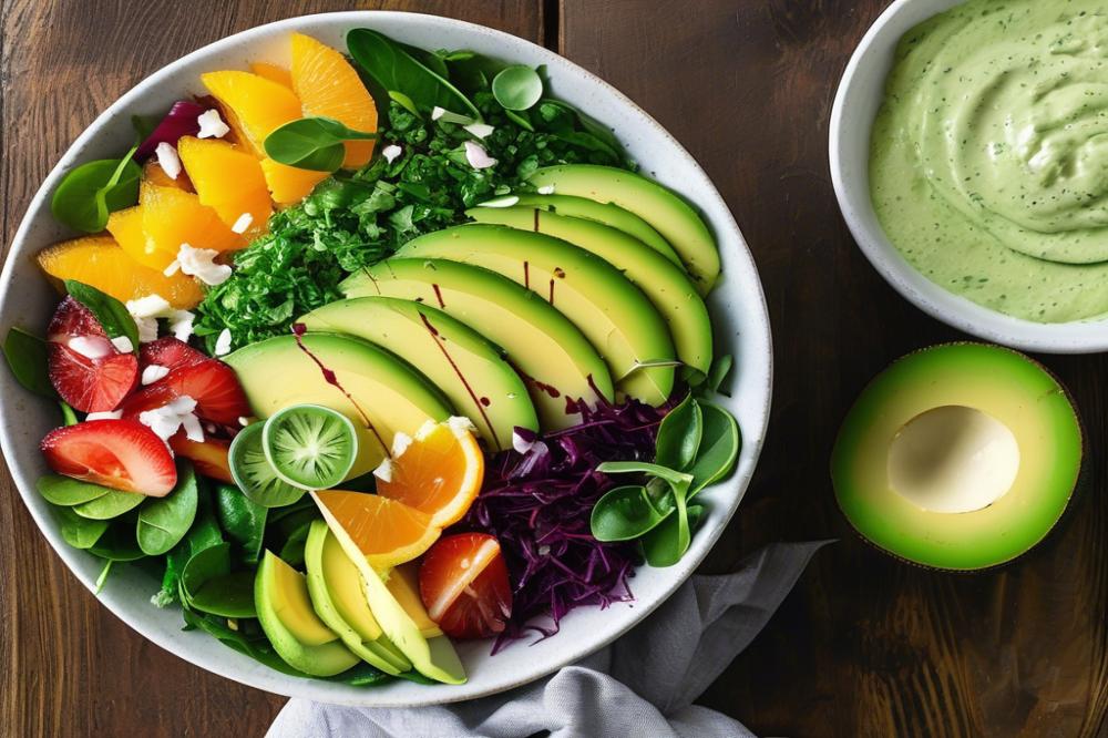 citrus-avocado-salad-with-mixed-greens