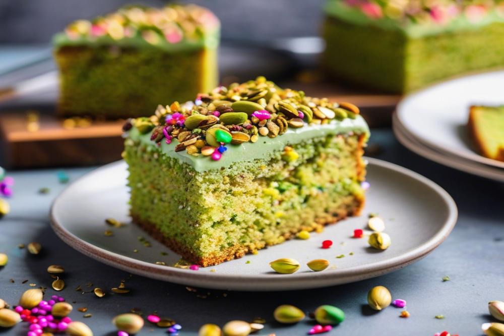 delicious-eggless-pistachio-cake-recipe-easy-to