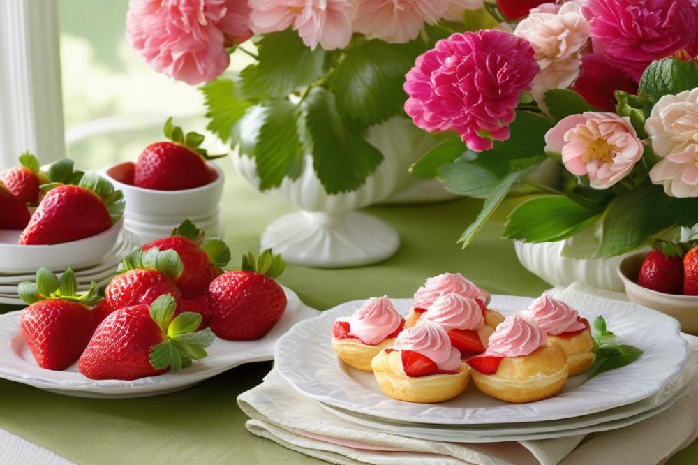 fresh-strawberry-cream-puffs