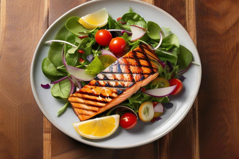 grilled-salmon-salad-with-mixed-greens