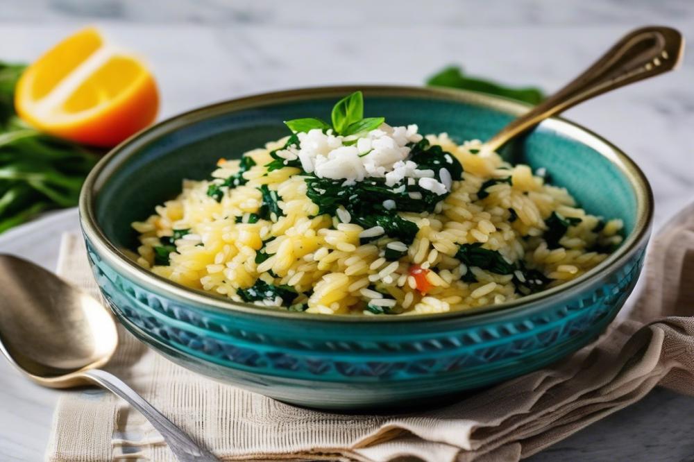 how-to-make-authentic-greek-rizoto-rice-with-spina