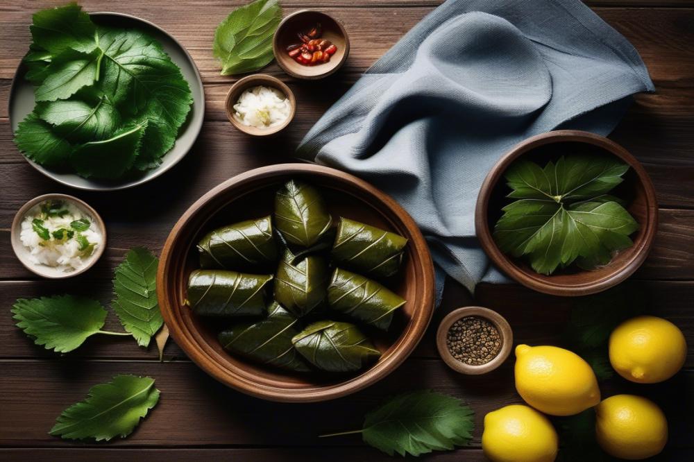 how-to-make-dolmades-stuffed-vine-leaves