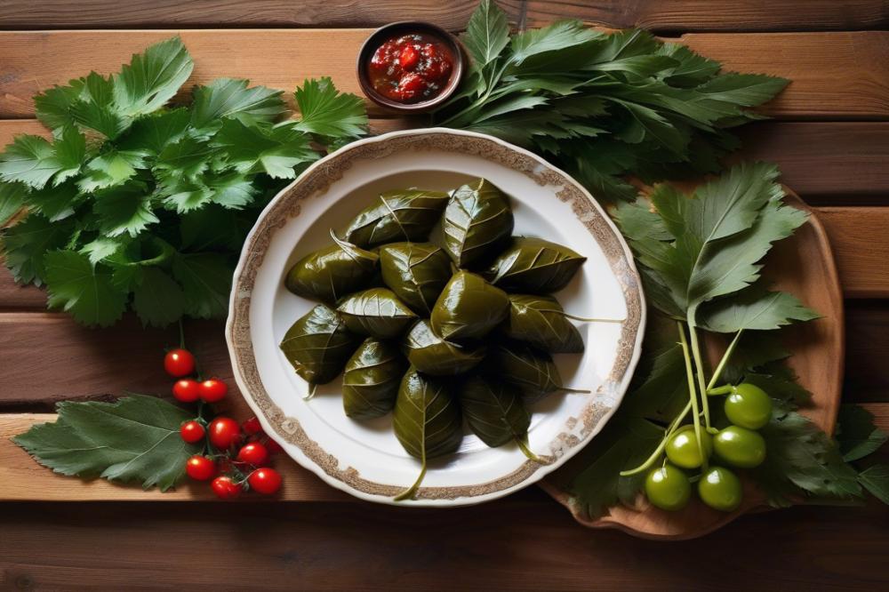 how-to-make-dolmades-stuffed-vine-leaves