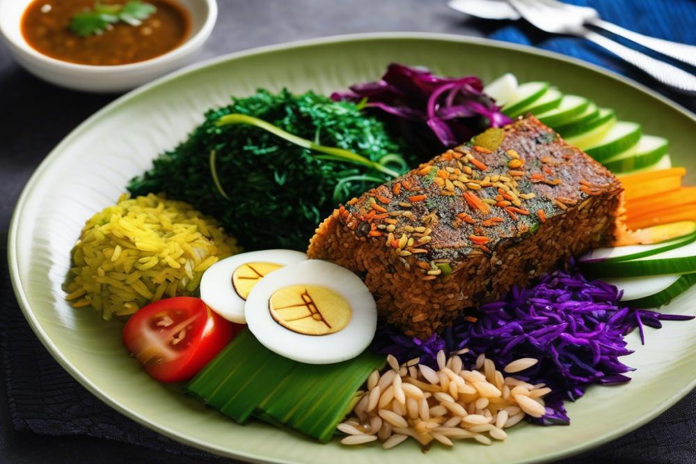 nasi-kerabu-recipe-blue-rice-with-aromatic-herbs