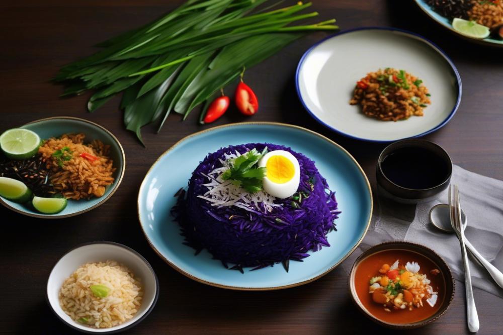 nasi-kerabu-recipe-blue-rice-with-aromatic-herbs