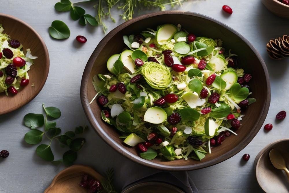 shaved-brussels-sprouts-salad-with-cranberries