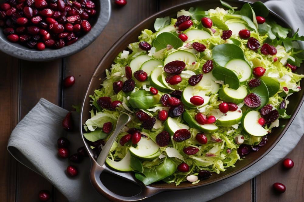 shaved-brussels-sprouts-salad-with-cranberries