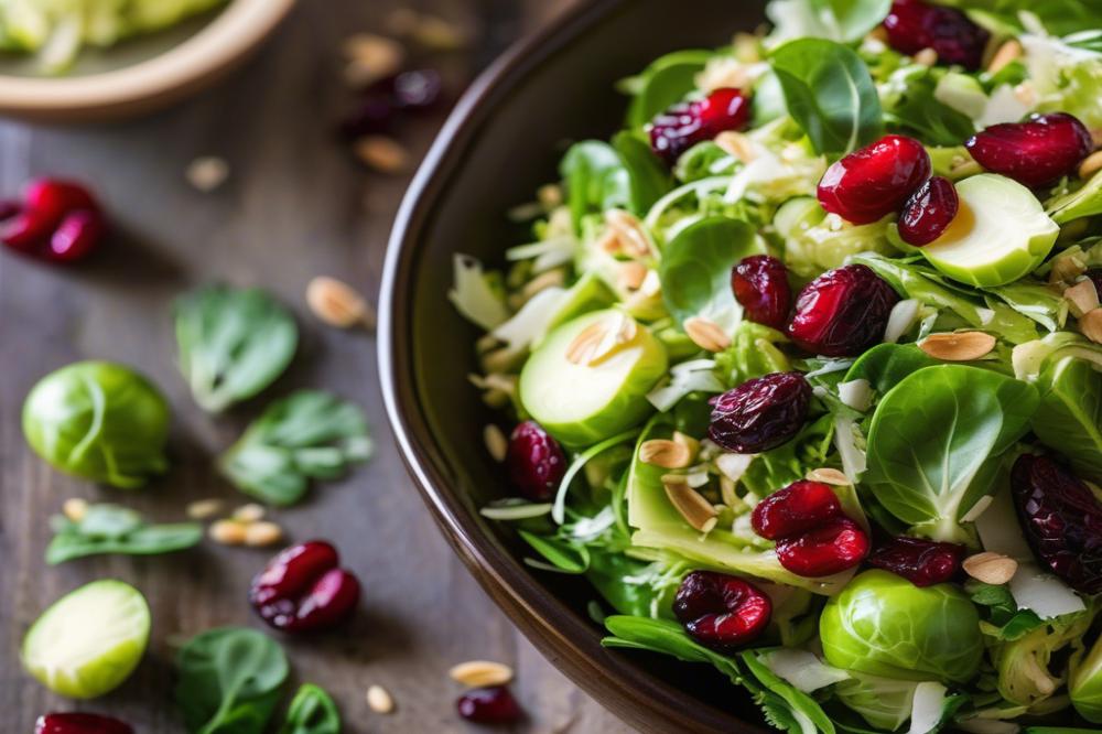 shaved-brussels-sprouts-salad-with-cranberries