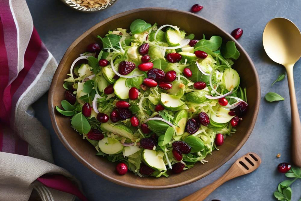 shaved-brussels-sprouts-salad-with-cranberries