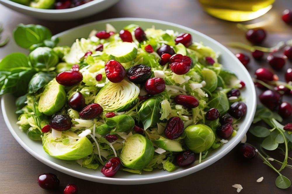 shaved-brussels-sprouts-salad-with-cranberries