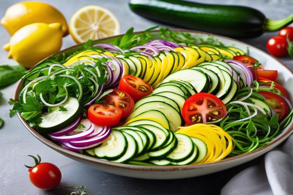 spiralized-zucchini-salad-with-lemon-and-herbs