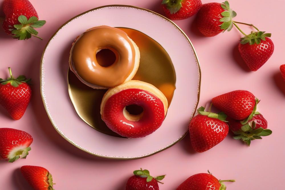 strawberry-and-cream-filled-donuts