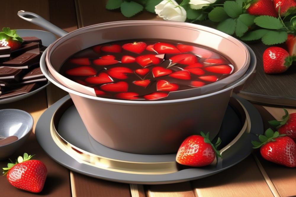 strawberry-and-dark-chocolate-fondue