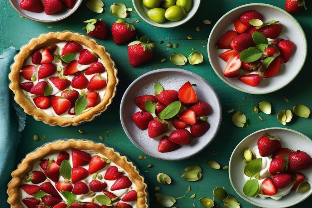 strawberry-and-pistachio-tart