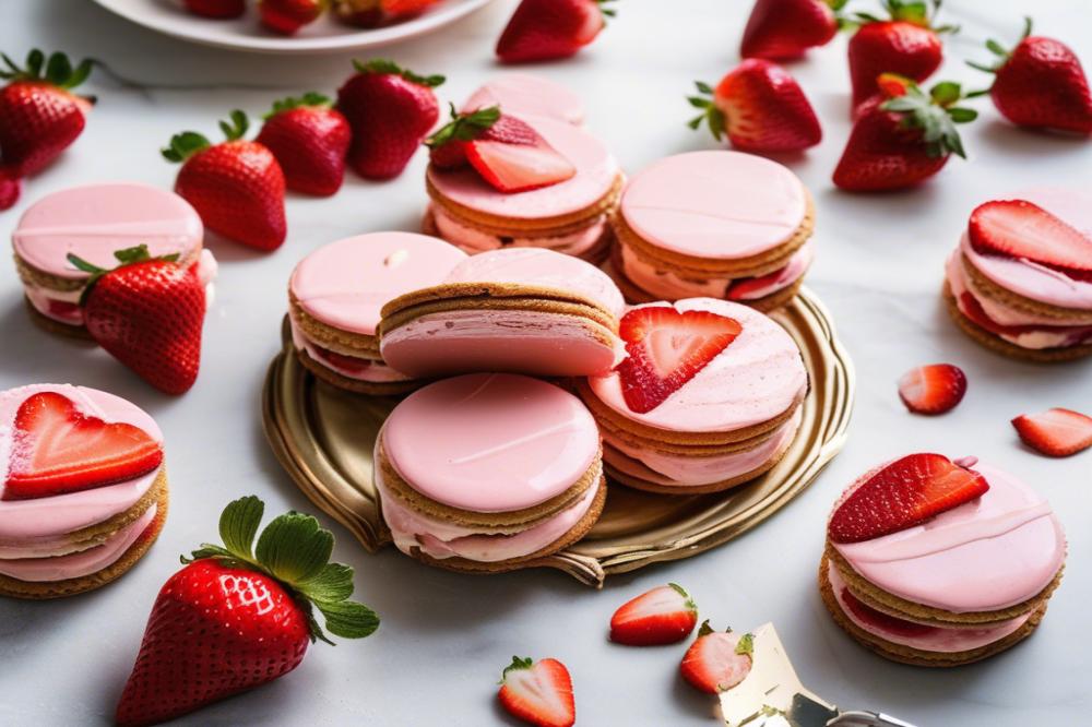 strawberry-and-vanilla-ice-cream-sandwiches