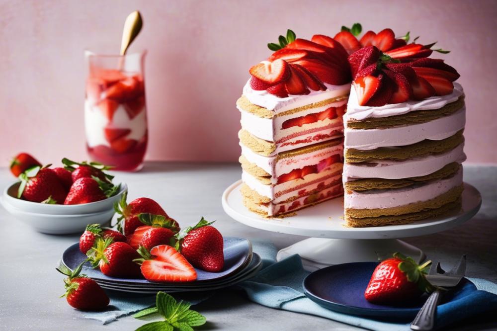 strawberry-icebox-cake