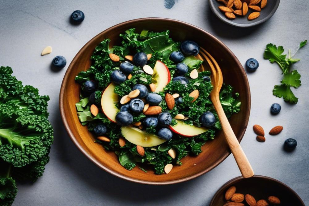 superfood-kale-salad-with-blueberries-and-almonds