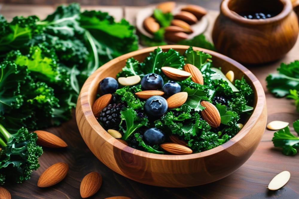 superfood-kale-salad-with-blueberries-and-almonds