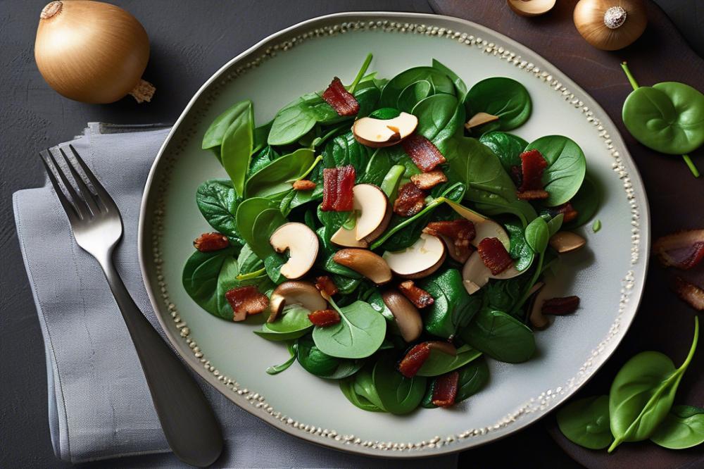 warm-spinach-salad-with-mushrooms-and-bacon