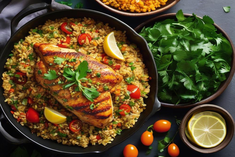 how-to-make-lebanese-chicken-freekeh