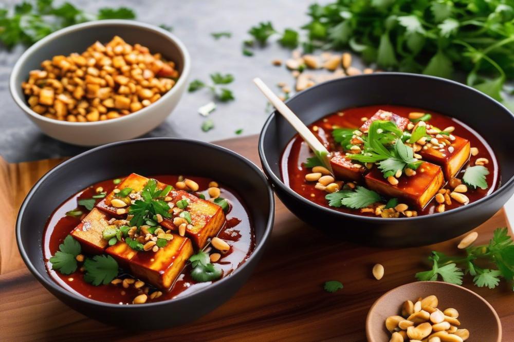 sticky-gochujang-tofu-with-herbs-and-peanuts-recip