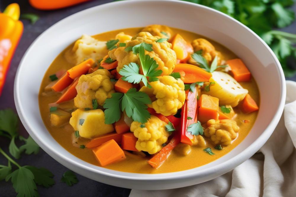 delicious-cauliflower-curry-with-bell-peppers-in-s